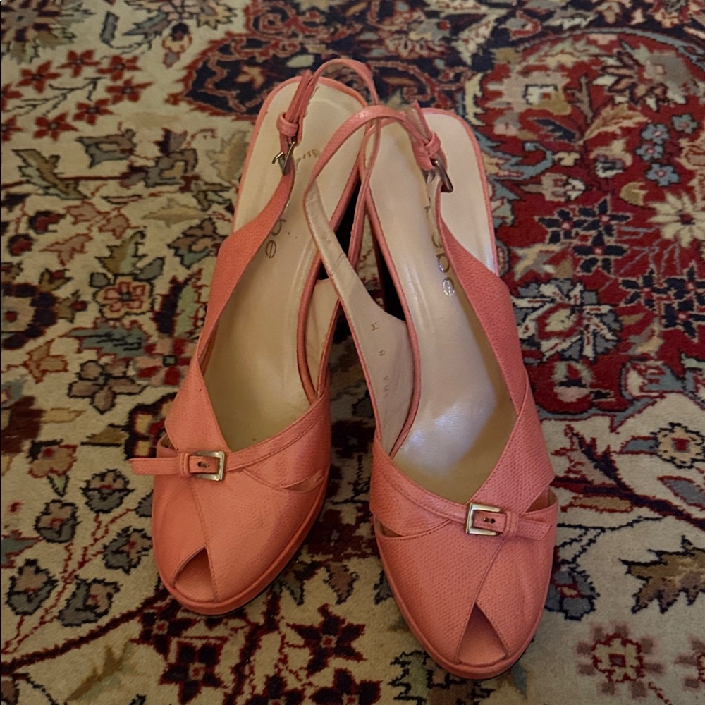 bebe Slingback Heels for VALENTINES DAY !